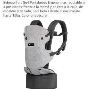 Mochila Portabebés Bebeconfort Go4 Gris Oscuro