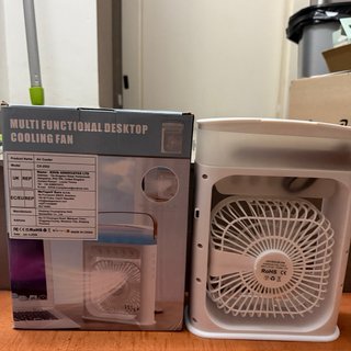 Ventilador y humidificador 2 en 1