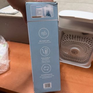 Ventilador y humidificador 2 en 1