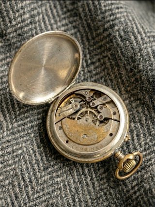 Reloj de bolsillo Longines Chapado en oro 1900