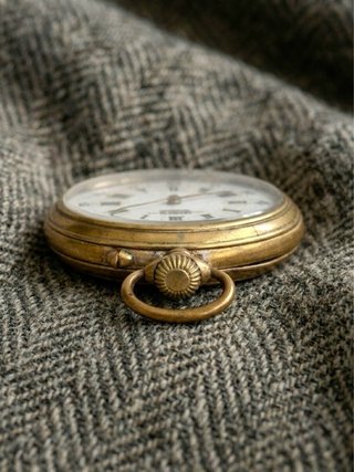 Reloj de bolsillo Longines Chapado en oro 1900