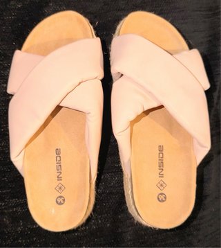 Sandalias Inside Beige/Rosa Talla 36