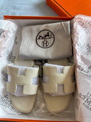 Sandali Hermes Beige