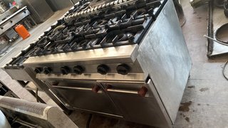 Cocina industrial 6 fuegos