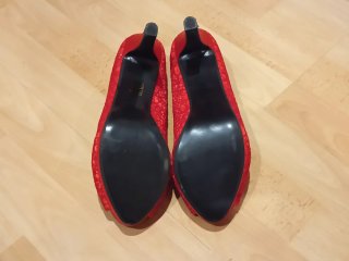 Zapatos de tacón rojos "Jaclin"