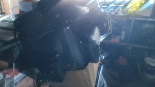 Alforjas de cuero para moto