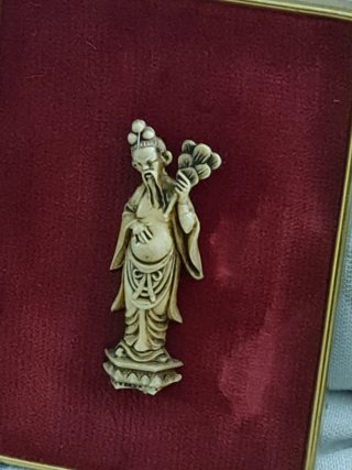 Apliques Orientales Vintage Hueso Reconstituido