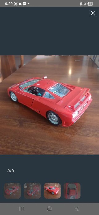 Bugatti EB 110 Escala 1/18