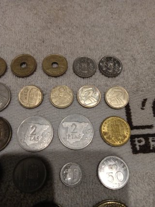 Lote monedas españolas antiguas