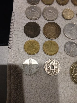 Lote monedas españolas antiguas