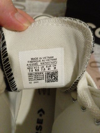 Converse Chuck Taylor ricami  Mis 41