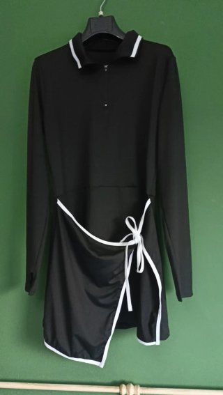 Vestido deportivo falda manga larga mujer