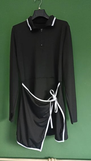 Vestido deportivo falda manga larga mujer