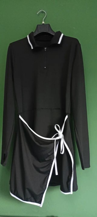 Vestido deportivo falda manga larga mujer