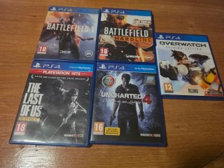 Lote 4 Juegos PS4: Battlefield, Overwat