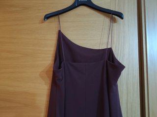 Vestido longo morado