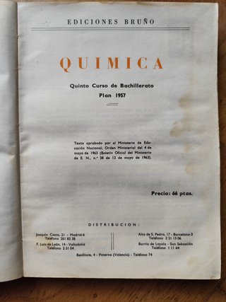 Libros de Física y de Química