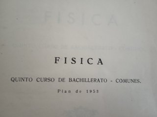 Libros de Física y de Química