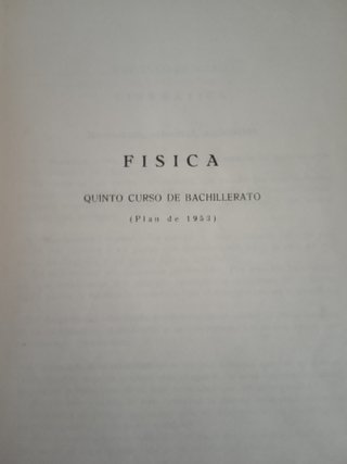 Libros de Física y de Química