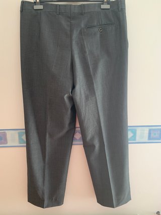 Pantalón de vestir gris hombre