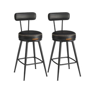 EKHO Collezione Sgabelli Cucina Girevoli con Schienali