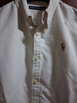 Camisa Mujer Ralph Lauren Blanca Talla M