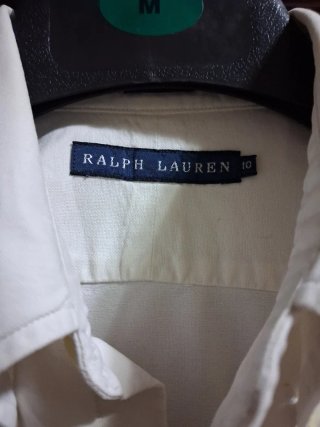 Camisa Mujer Ralph Lauren Blanca Talla M