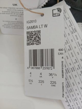Zapatillas Adidas Samba LT Talla 36.5