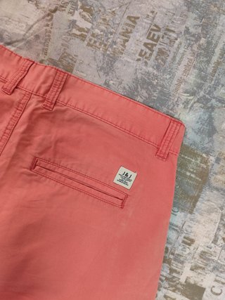 Pantalón corto Jack & Jones rojo coral M