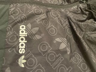 Chaqueta Cortavientos Adidas ZX Reversible Negra