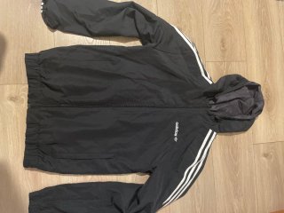 Chaqueta Cortavientos Adidas ZX Reversible Negra
