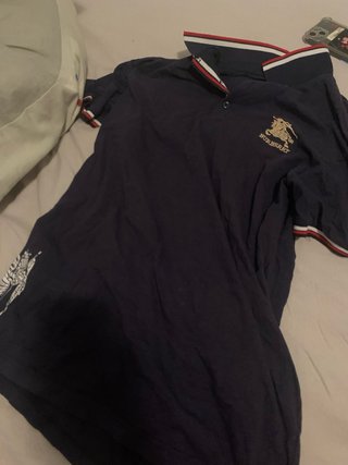 Polo Burberry Azul Marino