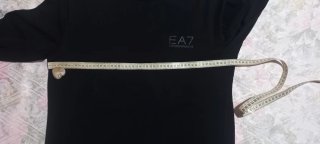 EA7 Emporio Armani T-shirt maniche lunghe nera