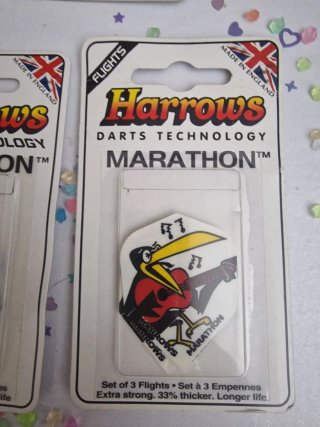 Plumillas Dardos Harrows Dimplex Hologram Marathon
