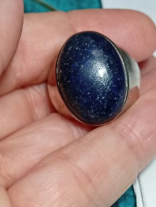 Anillo Plata Ley Lapizlazuli