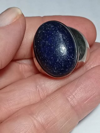 Anillo Plata Ley Lapizlazuli