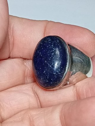 Anillo Plata Ley Lapizlazuli