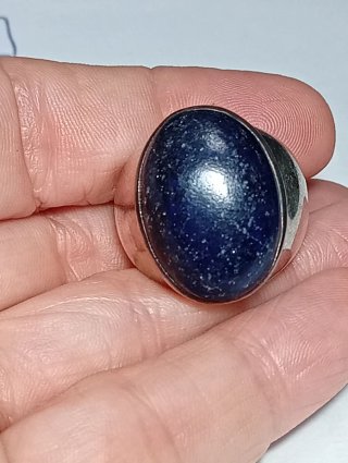 Anillo Plata Ley Lapizlazuli