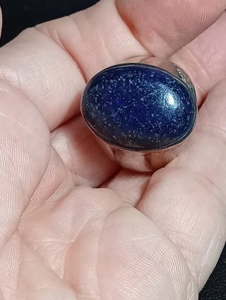 Anillo Plata Ley Lapizlazuli
