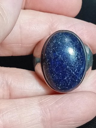 Anillo Plata Ley Lapizlazuli