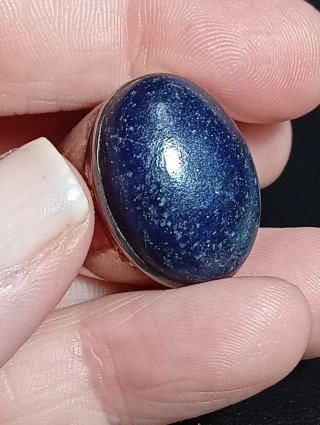 Anillo Plata Ley Lapizlazuli