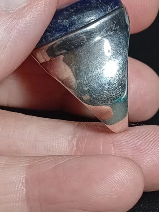 Anillo Plata Ley Lapizlazuli