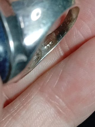 Anillo Plata Ley Lapizlazuli