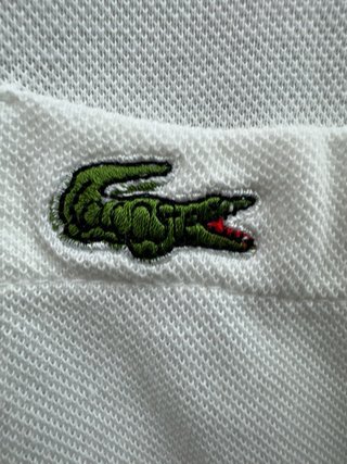 Polo Lacoste Blanco Talla XXL