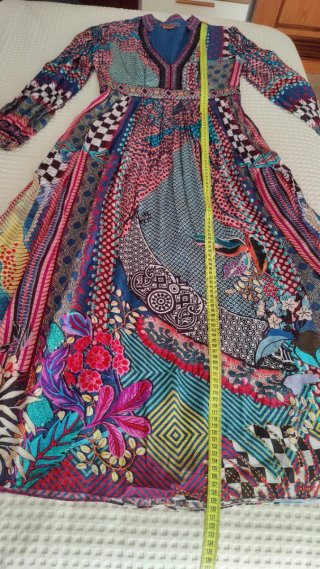 Vestido largo lujo Boho Bhanuni JYOTI Anthropologi