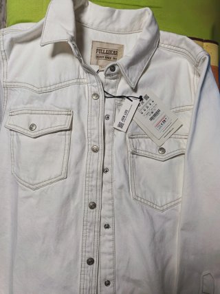 Chaqueta talla M vaquera blanca Pull&Bear nueva