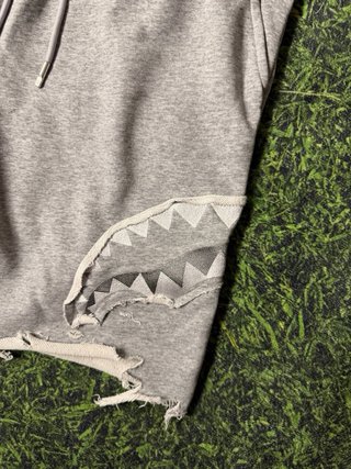 Sprayground Pantalón Corto Gris Tiburón