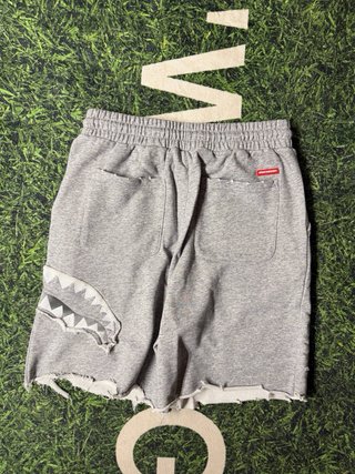 Sprayground Pantalón Corto Gris Tiburón