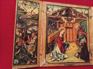 Cuadro Tríptico Nacimiento de Jesús