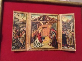 Cuadro Tríptico Nacimiento de Jesús